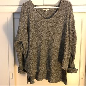 Madewell Heather Grey Slouchy Sweater
